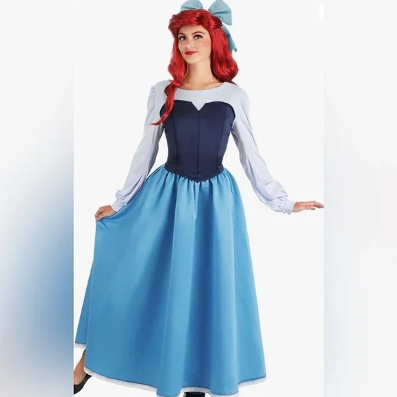 knee length dresses for ladies Ariel Mermaid Dress Little Mermaid 2023 Cosplay Costume main image 1